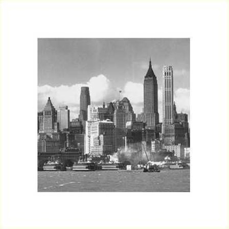 Manhattan Skyline, New York City, c.1940 art print