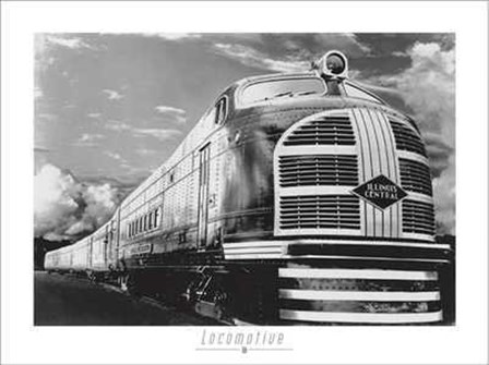 Locomotive 1938 art print