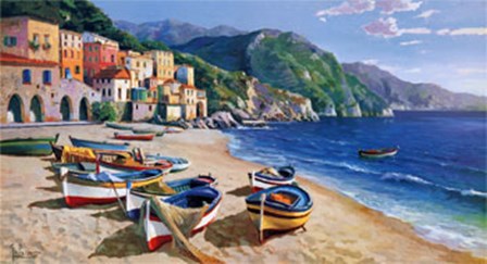 Borgo di Pescatori by Adriano Galasso art print