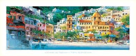 Vista Su Positano by Antonio Di Viccaro art print