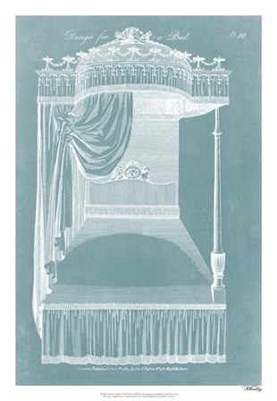 Design for a Bed I by Hepplewhite art print