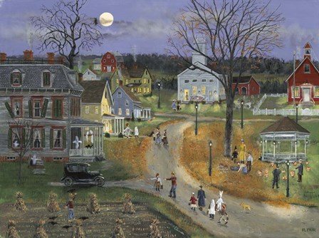 Spookey Night by Bob Fair art print