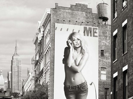 Billboards in Manhattan #2 by Julian Lauren art print