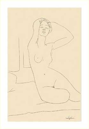 Nudo Seduto by Amedeo Modigliani art print