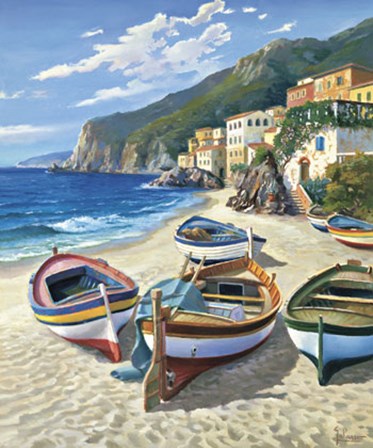 Spiaggia Dei Pescatori by Adriano Galasso art print