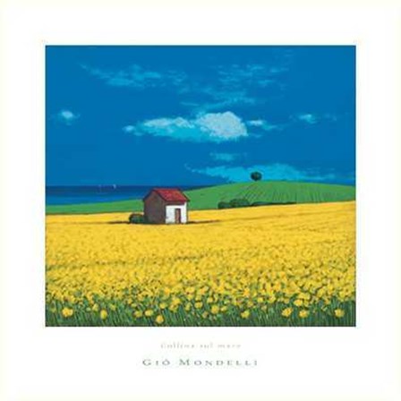 Collina Sul Mare by Gio Mondelli art print