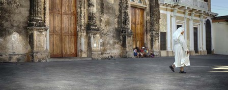 Iglesia de La Merced church, Granada, Nicaragua by Panoramic Images art print