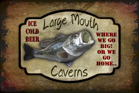 Large Mouth Cavern II by LightBoxJournal art print