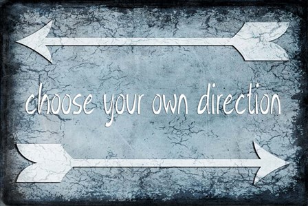 Choose Direction by LightBoxJournal art print