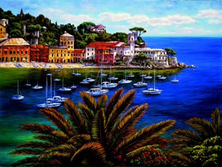 Tuscan Coast by Elizabeth Wright art print