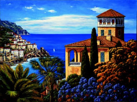 Amalfi Coast by Elizabeth Wright art print