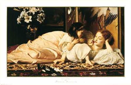 Mother and Child by Frederic Leighton art print