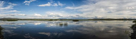 Clouds Reflecting in Lake Cuitzeo, Michoacan State, Mexico by Panoramic Images art print
