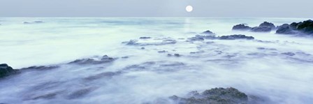 Full Moon Over the Baja California Coast, Baja California, Mexico by Panoramic Images art print