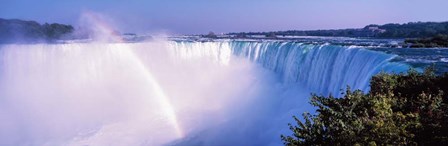 Horseshoe Falls with Rainbow, Niagara Falls, Ontario, Canada by Panoramic Images art print