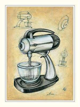 Mixer by Graphos art print