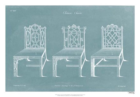 Design for a Chair I by Thomas Chippendale art print