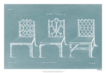 Design for a Chair II by Thomas Chippendale art print