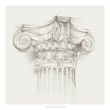 Column Schematic II by Ethan Harper art print