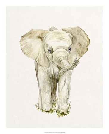 Baby Elephant II by Melissa Wang art print