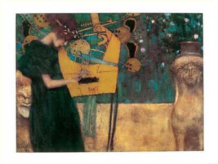 Music, c.1895 by Gustav Klimt art print