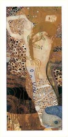 Water Serpents I, c.1904 (detail) by Gustav Klimt art print