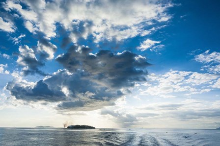 Dramatic clouds at sunset over the Mamanucas Islands, Fiji, South Pacific by Michael Runkel / DanitaDelimont art print