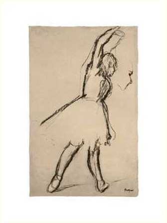 Etude de Danseuse II by Edgar Degas art print