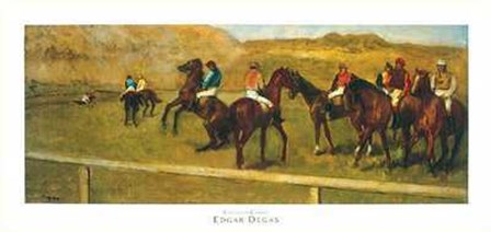 Chevaux de Courses by Edgar Degas art print