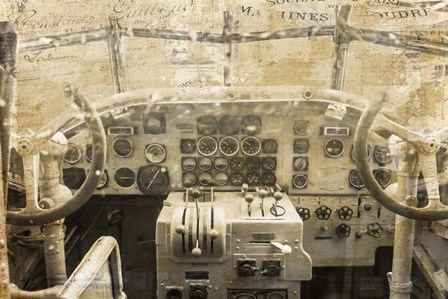 Concord Cockpit by Ramona Murdock art print