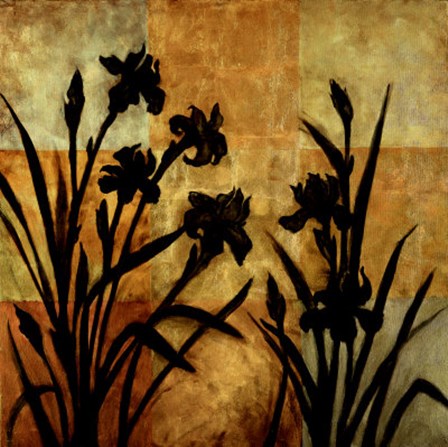 Iris Silhouette I by Erin Lange art print