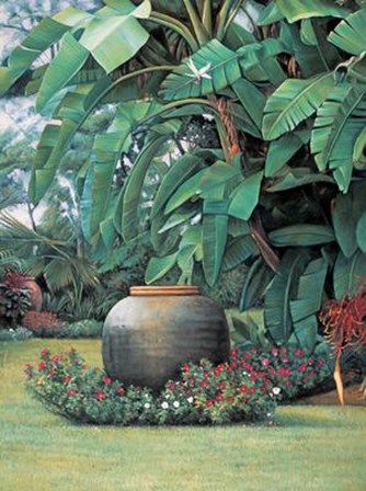 Tropical Garden I by Elizabeth Wright art print