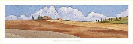 Vallata Toscana by Eligio Milani art print