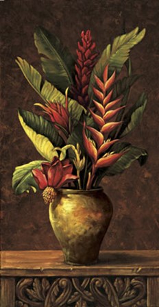 Tropical Arrangement I by Eduardo Moreau art print