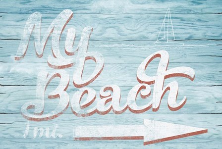 My Beach by Ramona Murdock art print