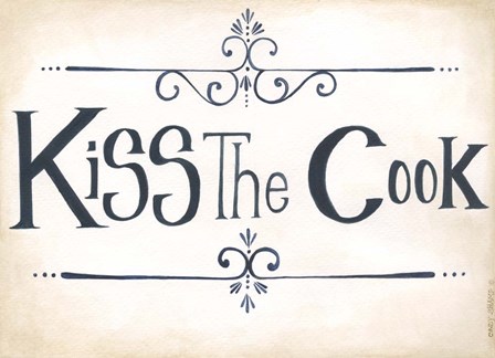 Kiss the Cook by Cindy Shamp art print
