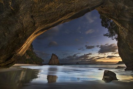 Cathedral Cove by Yan Zhang art print