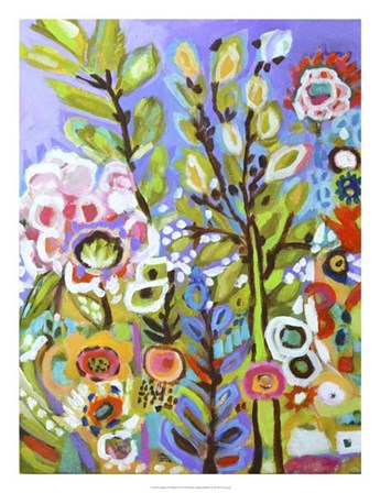 Garden Of Whimsy III by Karen Fields art print