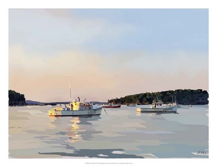 Peaceful Harbor I by Emily Kalina art print