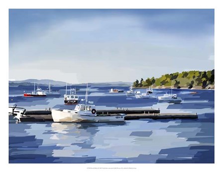 Peaceful Harbor II by Emily Kalina art print
