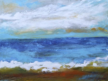Beach &amp; Sky II by Karen Fields art print