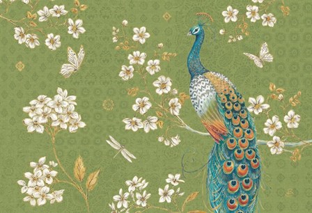 Ornate Peacock II Master by Daphne Brissonnet art print