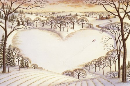 Sledding by Dan Craig art print