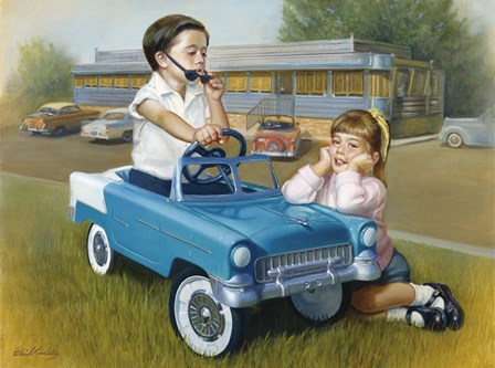 55 Classic by David Lindsley art print