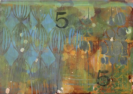 Texture - Blue 5 by Cherry Pie Studios art print