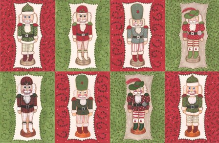 Nutcracker Patchwork by Debbie McMaster art print