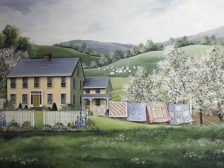 Spring House by Debbi Wetzel art print