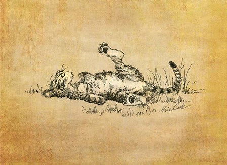 Bliss In The Grass by Evie Cook art print