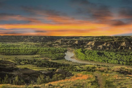 Sunrise At River Bend Overlook by Galloimages Online art print