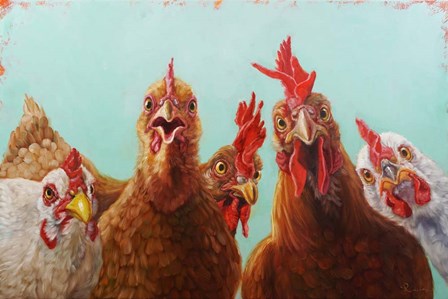 Chicken for Dinner by Lucia Heffernan art print